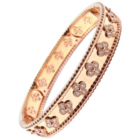 van cleef and cartier bracelet|van cleef rose gold bracelet.